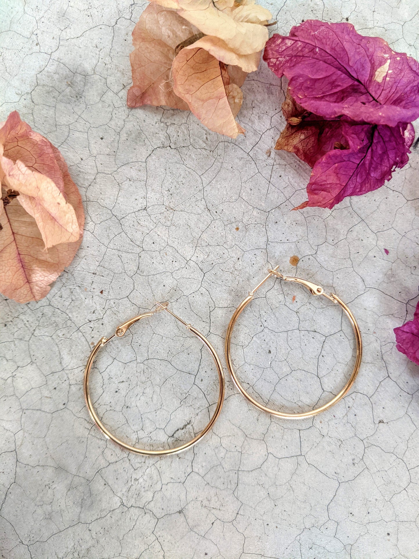 Arete CIRCULAR oro diferentes tamaños