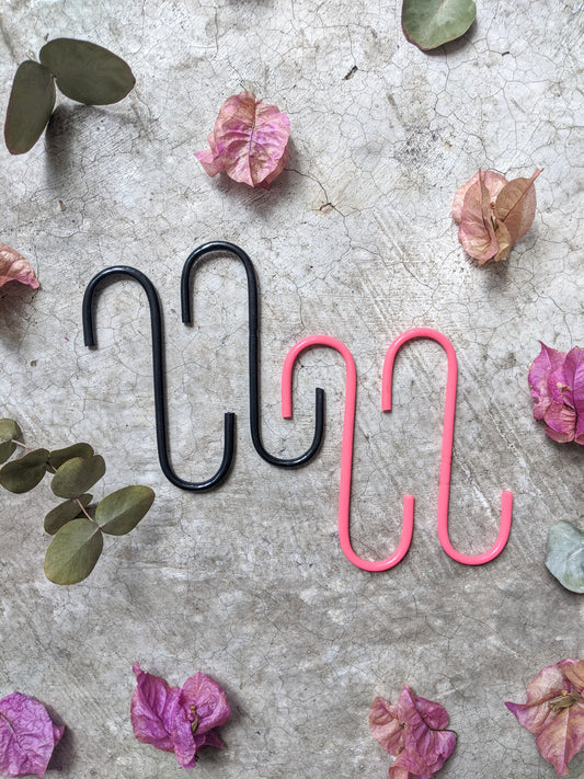 "S" para tejer macramé