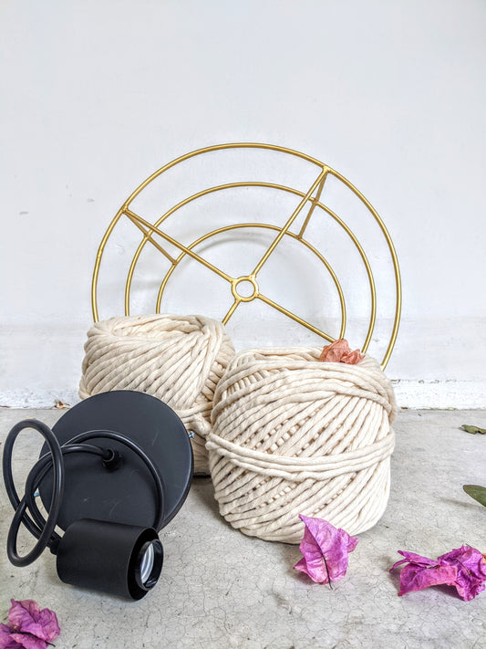 Kit para lámpara de pompones