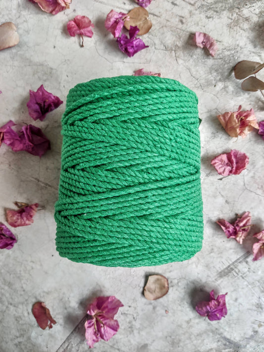 Piola 4mm Verde esmeralda 1kg