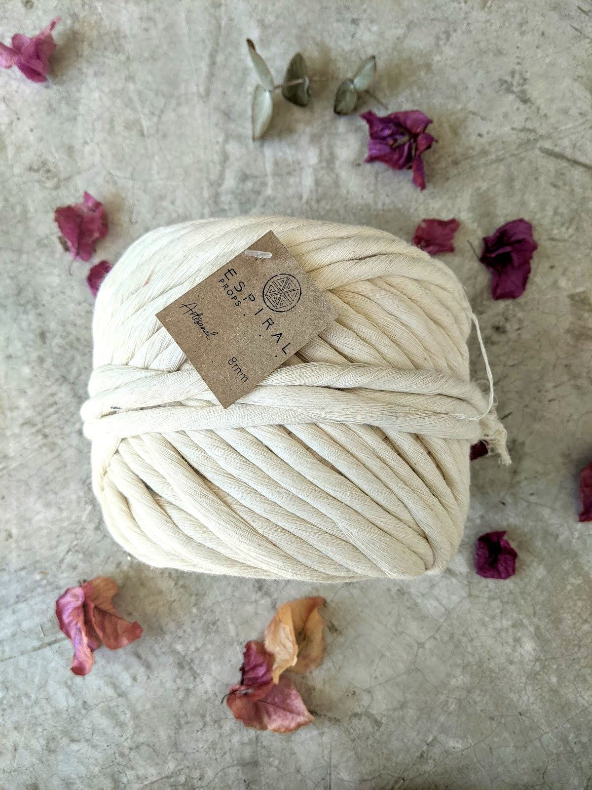 Hilaza ARTESANAL 2 Ana 100% algodón color crudo VAINILLA 1kg