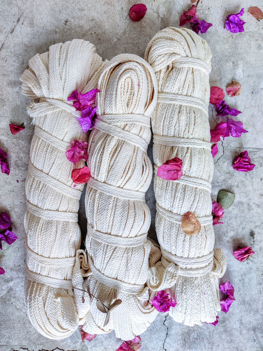 Cordón plano 100% algodón