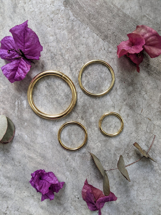 Aros ORO diferentes tamaños