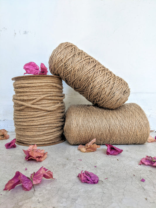 Yute 100% cuenda y cordón 1kg