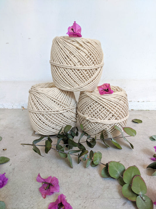 Hilaza PREMIUM Artesanal 1 Maria 100% algodón crudo 1kg