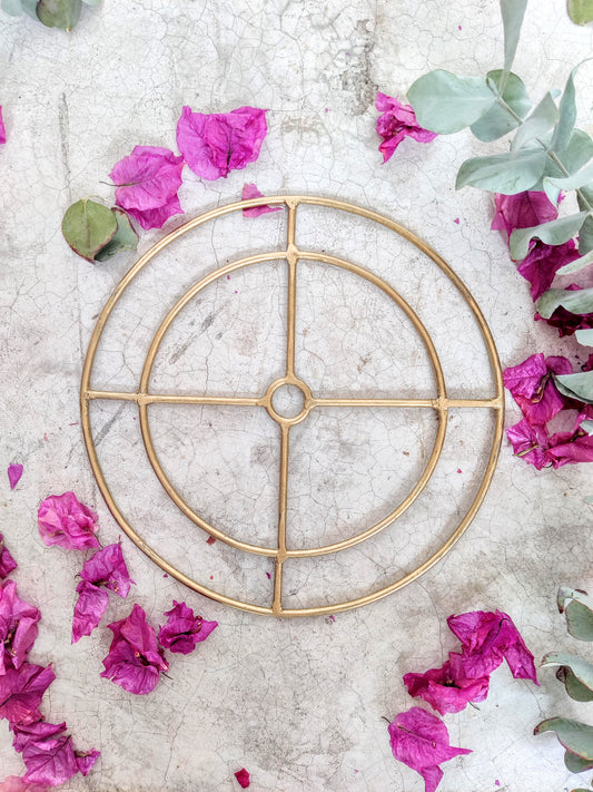 Armazón de lámpara plana 25cm diámetro