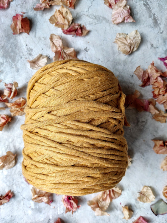 Hilaza amarillo mostaza PREMIUM 3-4mm 1kg