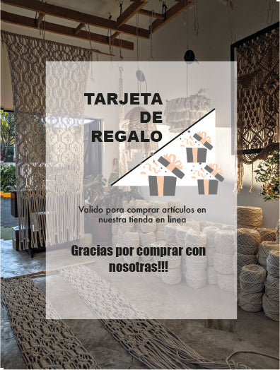 Tarjeta de regalo ESPIRAL PROPS